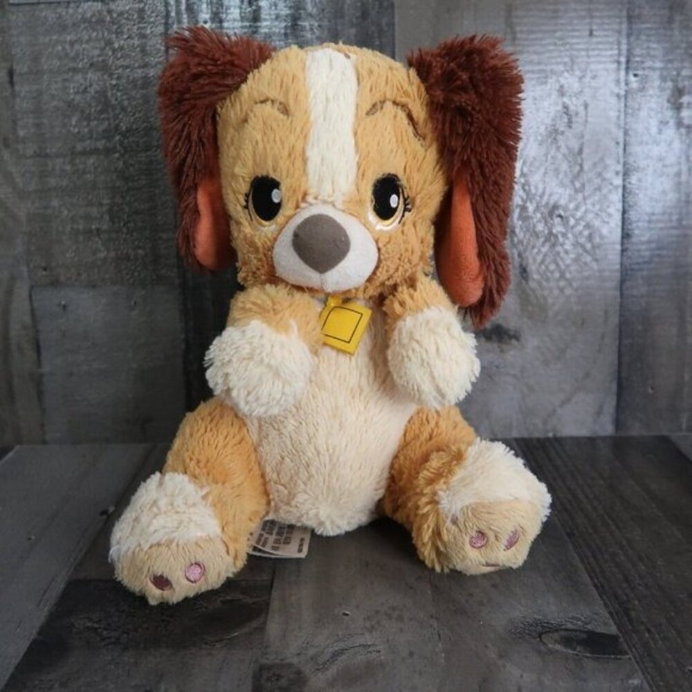 Disney Parks BABY LADY Plush Puppy Dog Lady and the Tramp 10" Stuffed Animal